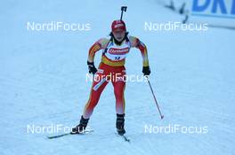 11.01.2008, Ruhpolding, Germany (GER): Liming Liu (CHN) - IBU world cup biathlon, sprint women, Ruhpolding (GER). www.nordicfocus.com. c Manzoni/NordicFocus. Every downloaded picture is fee-liable.