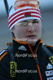 11.01.2008, Ruhpolding, Germany (GER): Liudmila Ananko (BLR) - IBU world cup biathlon, sprint women, Ruhpolding (GER). www.nordicfocus.com. c Manzoni/NordicFocus. Every downloaded picture is fee-liable.