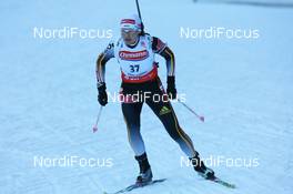 11.01.2008, Ruhpolding, Germany (GER): Simone Denkinger (GER) - IBU world cup biathlon, sprint women, Ruhpolding (GER). www.nordicfocus.com. c Manzoni/NordicFocus. Every downloaded picture is fee-liable.