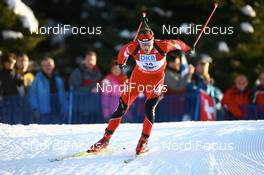 20.01.2008, Antholz, Italy (ITA): Daniel Mesotitsch (AUT) - IBU World Cup biathlon, mass men - Antholz (ITA). www.nordicfocus.com. c Manzoni/NordicFocus. Every downloaded picture is fee-liable.