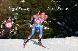 20.01.2008, Antholz, Italy (ITA): Maxim Tchoudov (RUS) - IBU World Cup biathlon, mass men - Antholz (ITA). www.nordicfocus.com. c Manzoni/NordicFocus. Every downloaded picture is fee-liable.
