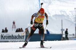 20.01.2008, Antholz, Italy (ITA): Kati Wilhelm (GER) - IBU World Cup biathlon, mass women - Antholz (ITA). www.nordicfocus.com. c Manzoni/NordicFocus. Every downloaded picture is fee-liable.