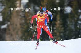 19.01.2008, Antholz, Italy (ITA): Ole Einar Bjoerndalen (NOR) - IBU World Cup biathlon, pursuit men - Antholz (ITA). www.nordicfocus.com. c Manzoni/NordicFocus. Every downloaded picture is fee-liable.