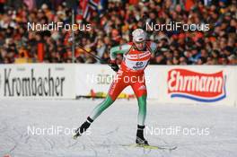 19.01.2008, Antholz, Italy (ITA): Vladimir Miklashevsky (BLR) - IBU World Cup biathlon, pursuit men - Antholz (ITA). www.nordicfocus.com. c Manzoni/NordicFocus. Every downloaded picture is fee-liable.