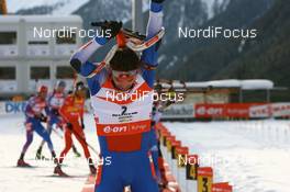 19.01.2008, Antholz, Italy (ITA): Nikolay Kruglov (RUS) - IBU World Cup biathlon, pursuit men - Antholz (ITA). www.nordicfocus.com. c Manzoni/NordicFocus. Every downloaded picture is fee-liable.