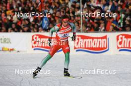 19.01.2008, Antholz, Italy (ITA): Alexandr Syman (BLR) - IBU World Cup biathlon, pursuit men - Antholz (ITA). www.nordicfocus.com. c Manzoni/NordicFocus. Every downloaded picture is fee-liable.