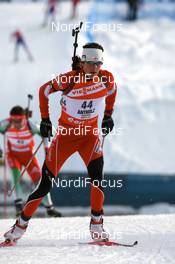 19.01.2008, Antholz, Italy (ITA): Tobias Eberhard (AUT) - IBU World Cup biathlon, pursuit men - Antholz (ITA). www.nordicfocus.com. c Manzoni/NordicFocus. Every downloaded picture is fee-liable.