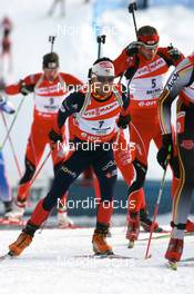 19.01.2008, Antholz, Italy (ITA): Simon Fourcade (FRA) - IBU World Cup biathlon, pursuit men - Antholz (ITA). www.nordicfocus.com. c Manzoni/NordicFocus. Every downloaded picture is fee-liable.