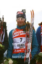 19.01.2008, Antholz, Italy (ITA): Simon Fourcade (FRA) - IBU World Cup biathlon, pursuit men - Antholz (ITA). www.nordicfocus.com. c Manzoni/NordicFocus. Every downloaded picture is fee-liable.