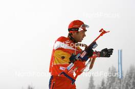 18.01.2008, Antholz, Italy (ITA): Ole Einar Bjoerndalen (NOR) - IBU World Cup biathlon, sprint men - Antholz (ITA). www.nordicfocus.com. c Manzoni/NordicFocus. Every downloaded picture is fee-liable.