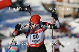 18.01.2008, Antholz, Italy (ITA): Daniel Graf (GER) - IBU World Cup biathlon, sprint men - Antholz (ITA). www.nordicfocus.com. c Manzoni/NordicFocus. Every downloaded picture is fee-liable.