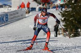 18.01.2008, Antholz, Italy (ITA): Lowell Bailey (USA) - IBU World Cup biathlon, sprint men - Antholz (ITA). www.nordicfocus.com. c Manzoni/NordicFocus. Every downloaded picture is fee-liable.