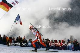 18.01.2008, Antholz, Italy (ITA): Kauri Koiv (EST) - IBU World Cup biathlon, sprint men - Antholz (ITA). www.nordicfocus.com. c Manzoni/NordicFocus. Every downloaded picture is fee-liable.
