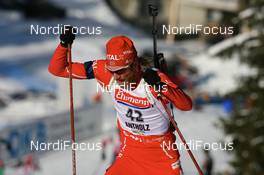18.01.2008, Antholz, Italy (ITA): Alexander Os (NOR) - IBU World Cup biathlon, sprint men - Antholz (ITA). www.nordicfocus.com. c Manzoni/NordicFocus. Every downloaded picture is fee-liable.