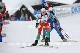 17.01.2008, Antholz, Italy (ITA): Liudmila Ananko (BLR) - IBU World Cup biathlon, sprint women - Antholz (ITA). www.nordicfocus.com. c Manzoni/NordicFocus. Every downloaded picture is fee-liable.