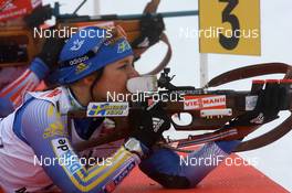 17.01.2008, Antholz, Italy (ITA): Elisabeth Hoegberg (SWE) - IBU World Cup biathlon, sprint women - Antholz (ITA). www.nordicfocus.com. c Manzoni/NordicFocus. Every downloaded picture is fee-liable.