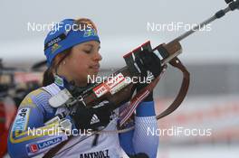 17.01.2008, Antholz, Italy (ITA): Elisabeth Hoegberg (SWE) - IBU World Cup biathlon, sprint women - Antholz (ITA). www.nordicfocus.com. c Manzoni/NordicFocus. Every downloaded picture is fee-liable.