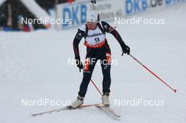 17.01.2008, Antholz, Italy (ITA): Marie Dorin (FRA) - IBU World Cup biathlon, sprint women - Antholz (ITA). www.nordicfocus.com. c Manzoni/NordicFocus. Every downloaded picture is fee-liable.