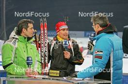 29.02.2008, Pyeong Chang, Korea (KOR): Feature, Michael Greis (GER) in ARD Interview - IBU World Cup biathlon, pursuit men - Pyeong Chang (KOR). www.nordicfocus.com. c Hemmersbach/NordicFocus. Every downloaded picture is fee-liable.