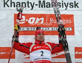 08.03.2008, Khanty Mansiysk, Russia (RUS): Emil Hegle Svendsen (NOR)  - IBU World Cup biathlon, pursuit men - Khanty Mansiysk (RUS). www.nordicfocus.com. c Hemmersbach/NordicFocus. Every downloaded picture is fee-liable.