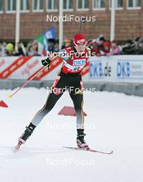 06.03.2008, Khanty Mansiysk, Russia (RUS): Sabrina Buchholz (GER)  - IBU World Cup biathlon, sprint women - Khanty Mansiysk (RUS). www.nordicfocus.com. c Hemmersbach/NordicFocus. Every downloaded picture is fee-liable.
