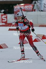 06.03.2008, Khanty Mansiysk, Russia (RUS): Zina Kocher (CAN)  - IBU World Cup biathlon, sprint women - Khanty Mansiysk (RUS). www.nordicfocus.com. c Hemmersbach/NordicFocus. Every downloaded picture is fee-liable.