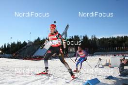 16.03.2008, Holmenkollen, Norway (NOR): Daniel Graf (GER) - IBU World Cup biathlon, mass men, Holmenkollen (NOR). www.nordicfocus.com. c Manzoni/NordicFocus. Every downloaded picture is fee-liable.