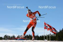 16.03.2008, Holmenkollen, Norway (NOR): Simon Eder (AUT) - IBU World Cup biathlon, mass men, Holmenkollen (NOR). www.nordicfocus.com. c Manzoni/NordicFocus. Every downloaded picture is fee-liable.