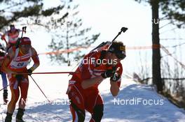 16.03.2008, Holmenkollen, Norway (NOR): Christoph Sumann (AUT) - IBU World Cup biathlon, mass men, Holmenkollen (NOR). www.nordicfocus.com. c Manzoni/NordicFocus. Every downloaded picture is fee-liable.