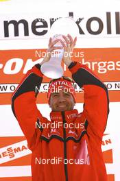 16.03.2008, Holmenkollen, Norway (NOR): Ole Einar Bjoerndalen (NOR) - IBU World Cup biathlon, mass men, Holmenkollen (NOR). www.nordicfocus.com. c Manzoni/NordicFocus. Every downloaded picture is fee-liable.