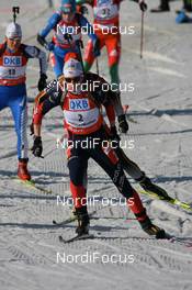 16.03.2008, Holmenkollen, Norway (NOR): Sandrine Bailly (FRA) - IBU World Cup biathlon, mass women, Holmenkollen (NOR). www.nordicfocus.com. c Manzoni/NordicFocus. Every downloaded picture is fee-liable.