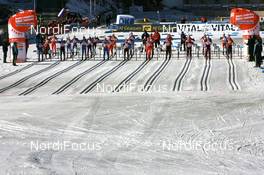 16.03.2008, Holmenkollen, Norway (NOR): start preparations - IBU World Cup biathlon, mass women, Holmenkollen (NOR). www.nordicfocus.com. c Manzoni/NordicFocus. Every downloaded picture is fee-liable.