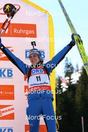 16.03.2008, Holmenkollen, Norway (NOR): Michaela Ponza (ITA) - IBU World Cup biathlon, mass women, Holmenkollen (NOR). www.nordicfocus.com. c Manzoni/NordicFocus. Every downloaded picture is fee-liable.