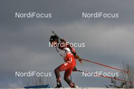 15.03.2008, Holmenkollen, Norway (NOR): Jean Philippe Leguellec (CAN) - IBU World Cup biathlon, pursuit men, Holmenkollen (NOR). www.nordicfocus.com. c Manzoni/NordicFocus. Every downloaded picture is fee-liable.