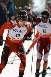 15.03.2008, Holmenkollen, Norway (NOR): Ronny Hafsas (NOR) - IBU World Cup biathlon, pursuit men, Holmenkollen (NOR). www.nordicfocus.com. c Manzoni/NordicFocus. Every downloaded picture is fee-liable.
