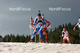 15.03.2008, Holmenkollen, Norway (NOR): Markus Windisch (ITA) - IBU World Cup biathlon, pursuit men, Holmenkollen (NOR). www.nordicfocus.com. c Manzoni/NordicFocus. Every downloaded picture is fee-liable.