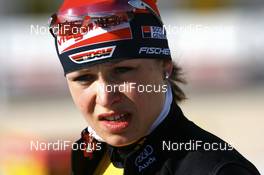 15.03.2008, Holmenkollen, Norway (NOR): Magdalena Neuner (GER) - IBU World Cup biathlon, pursuit women, Holmenkollen (NOR). www.nordicfocus.com. c Manzoni/NordicFocus. Every downloaded picture is fee-liable.