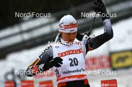 13.03.2008, Holmenkollen, Norway (NOR): Simone Denkinger (GER) - IBU World Cup biathlon, sprint women, Holmenkollen (NOR). www.nordicfocus.com. c Manzoni/NordicFocus. Every downloaded picture is fee-liable.