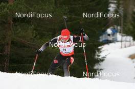 13.03.2008, Holmenkollen, Norway (NOR): Andrea Henkel (GER) - IBU World Cup biathlon, sprint women, Holmenkollen (NOR). www.nordicfocus.com. c Manzoni/NordicFocus. Every downloaded picture is fee-liable.