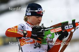 13.03.2008, Holmenkollen, Norway (NOR): Magda Rezlerova (CZE) - IBU World Cup biathlon, sprint women, Holmenkollen (NOR). www.nordicfocus.com. c Manzoni/NordicFocus. Every downloaded picture is fee-liable.