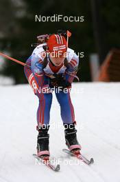 13.03.2008, Holmenkollen, Norway (NOR): Anna Kunaeva (RUS) - IBU World Cup biathlon, sprint women, Holmenkollen (NOR). www.nordicfocus.com. c Manzoni/NordicFocus. Every downloaded picture is fee-liable.