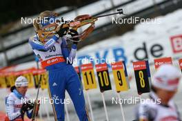 13.03.2008, Holmenkollen, Norway (NOR): Anna Maria Nilsson (SWE) - IBU World Cup biathlon, sprint women, Holmenkollen (NOR). www.nordicfocus.com. c Manzoni/NordicFocus. Every downloaded picture is fee-liable.
