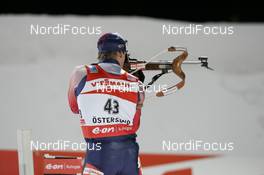 14.02.2008, Oestersund, Sweden (SWE): Lowell Bailey (USA) - IBU World Championchip of Biathlon, individual men - Oestersund (SWE). www.nordicfocus.com. c Furtner/NordicFocus. Every downloaded picture is fee-liable.
