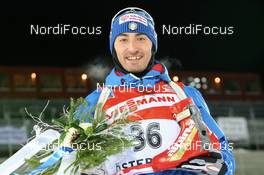 14.02.2008, Oestersund, Sweden (SWE): Christian de Lorenzi (ITA) - IBU World Championchip of Biathlon, individual men - Oestersund (SWE). www.nordicfocus.com. c Manzoni/NordicFocus. Every downloaded picture is fee-liable.