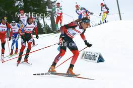 17.02.2008, Oestersund, Sweden (SWE): Tim Burke (USA) - IBU World Championchip of Biathlon, mass men - Oestersund (SWE). www.nordicfocus.com. c Manzoni/NordicFocus. Every downloaded picture is fee-liable.