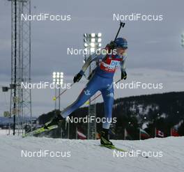 16.02.2008, Oestersund, Sweden (SWE): Helena Jonsson (SWE)  - IBU World Championchip of Biathlon, mass women - Oestersund (SWE). www.nordicfocus.com. c Hemmersbach/NordicFocus. Every downloaded picture is fee-liable.