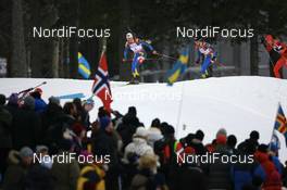 16.02.2008, Oestersund, Sweden (SWE): Oksana Khvostenko (UKR) - IBU World Championchip of Biathlon, mass women - Oestersund (SWE). www.nordicfocus.com. c Manzoni/NordicFocus. Every downloaded picture is fee-liable.