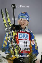 16.02.2008, Oestersund, Sweden (SWE): Helena Jonsson (SWE) - IBU World Championchip of Biathlon, mass women - Oestersund (SWE). www.nordicfocus.com. c Furtner/NordicFocus. Every downloaded picture is fee-liable.