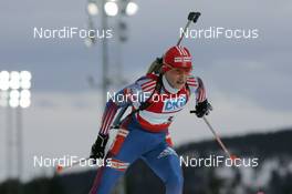 16.02.2008, Oestersund, Sweden (SWE): Albina Akhatova (RUS)  - IBU World Championchip of Biathlon, mass women - Oestersund (SWE). www.nordicfocus.com. c Hemmersbach/NordicFocus. Every downloaded picture is fee-liable.