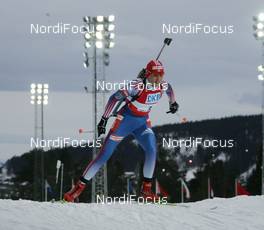 16.02.2008, Oestersund, Sweden (SWE): Albina Akhatova (RUS) - IBU World Championchip of Biathlon, mass women - Oestersund (SWE). www.nordicfocus.com. c Hemmersbach/NordicFocus. Every downloaded picture is fee-liable.